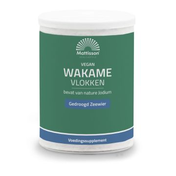 Сушени водорасли Уакаме на прах за хормонален баланс х50 г Mattisson Healthstyle