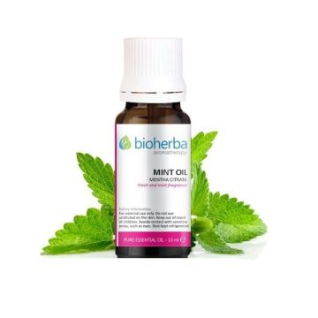 Етерично масло от мента цитратна х10 мл Bioherba