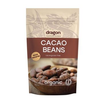 Dragon Superfoods Цели био какаови зърна, сурови х200 грама