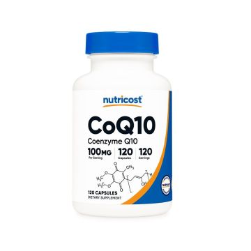 Коензим Q10 за енергия и здраво сърце x120 капсули, Nutricost