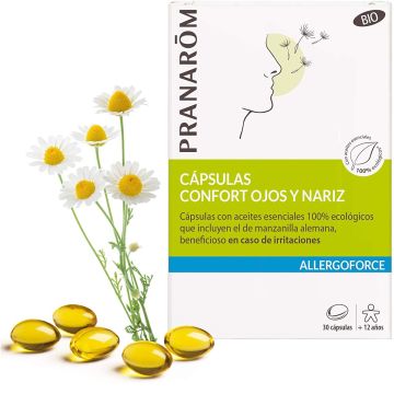 Алергофорс комфорт на очите и носа х30 капсули Pranarom