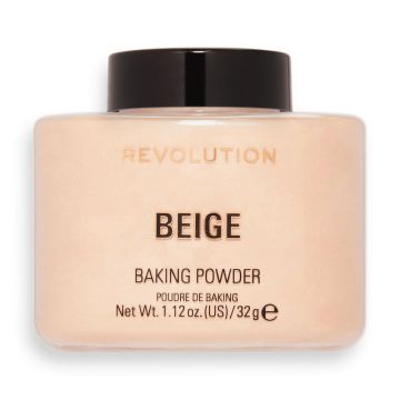 Revolution Loose Baking Powder Прахообразна пудра за лице x42 грама, Beige