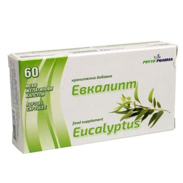 Евкалипт при умора и стрес х60 капсули Phyto Pharma