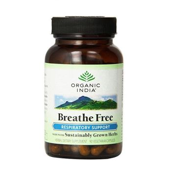 Breathe Free За здравето на белите дробове x90 капсули Organic India
