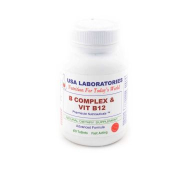В комплекс с витамин В12 х30 таблетки USA Laboratories