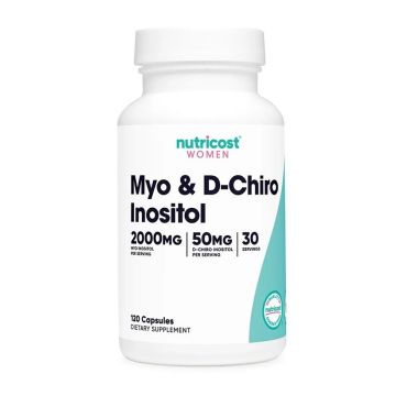 Мио & D-хиро инозитол х120 капсули Nutricost