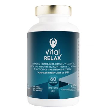 Relax Антистрес, спокойствие и по-добър сън х60 растителни капсули Vital Concept