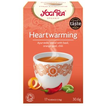 Yogi Tea Hearthwarming Био Аюрведичен чай Жизнерадост x17 пакетчета