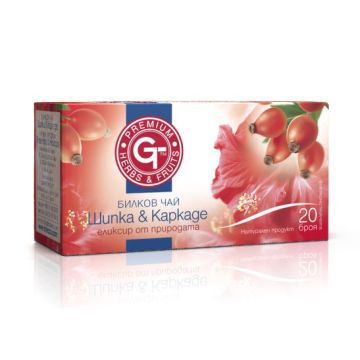 GT Билков чай шипка и каркаде х20 пакетчета