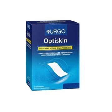 Urgo Optiskin Стерилни полупропускливи адхезивни пластири 10см / 7см х10 броя