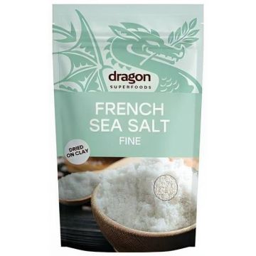 Френска морска сол, фина х500 г Dragon Superfoods