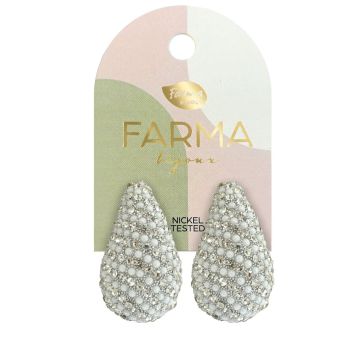 Farma Bijoux Хипоалергенни обеци с кристали