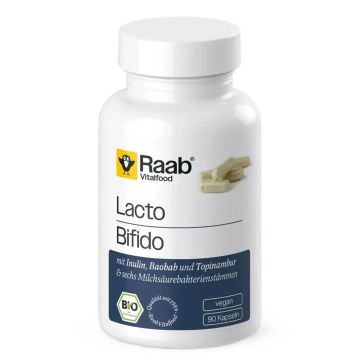 Лакто + Бифидо Био пробиотик х90 капсули Raab Vitalfood