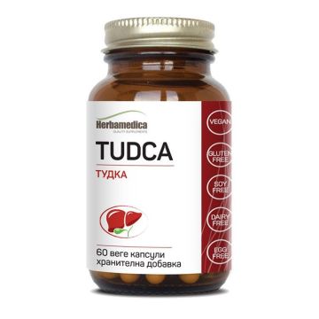 TUDCA подкрепя работата на черния дроб и бъбреците х60 капсули Herbamedica