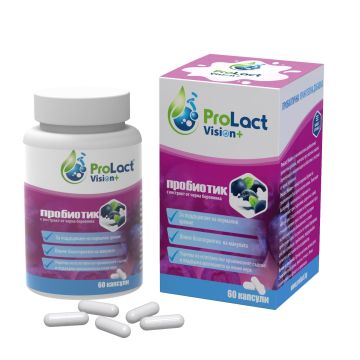 Vision+ Пробиотик за очи х60 капсули ProLact
