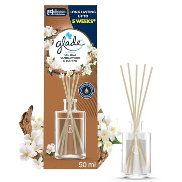 Glade Ароматизатор пръчици с аромат на сандалово дърво и жасмин х50 мл