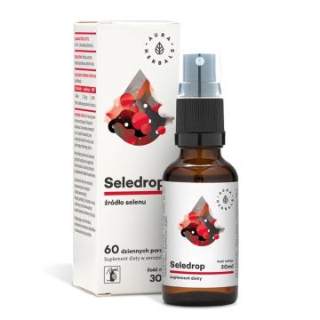 Seledrop Селен (натриев селенит) орален спрей с вкус на мента х30 мл Aura Herbals
