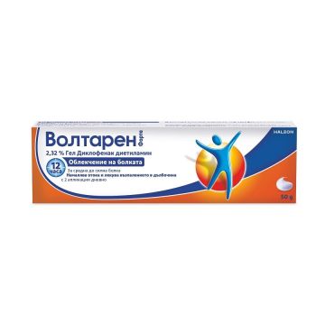 Волтарен Форте Гел Усилена формула за лечение на болка, възпаление и оток при ставите и мускулите 2.32% х50 грама Haleon