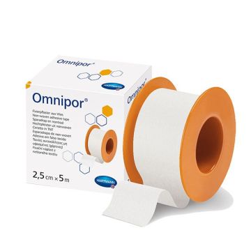 Hartmann Omnipor Хартиена фиксираща лента 2.5см x 5м