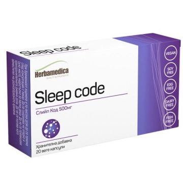 Слийп Код 500 mg х20 веге капсули Herbamedica