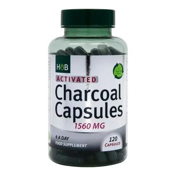 Активният въглен х120 капсули Holland & Barrett
