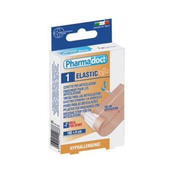 Pharmadoct Elastic Eластична пластир лента, с размер 100х6 см x1 брой