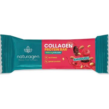 Протеиново колагеново барче с вкус малина х35 г Naturagen