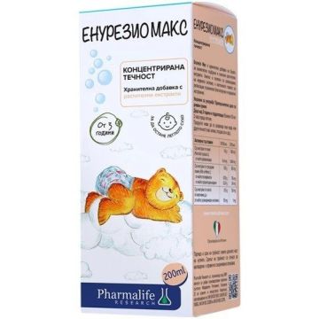 Енурезио Макс Бимби Билков сироп при нощно напикаване х200 мл Naturpharma
