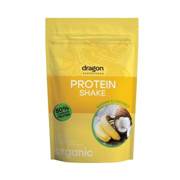 Био Протеинов шейк с банан и кокос х450 г Dragon Superfoods