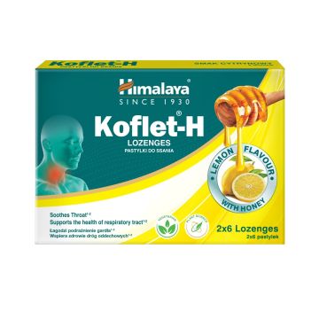Himalaya Koflet-H Lemon Бонбони с аромат на лимон х12 броя