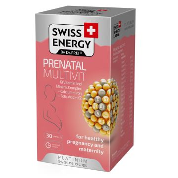 Prenatal Multivit Мултивитамини при бременност и кърмене х30 капсули Swiss Energy
