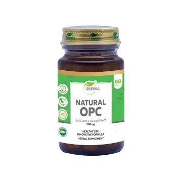 Natural OPC Екстракт от гроздови семена 200 мг х60 капсули Grewia