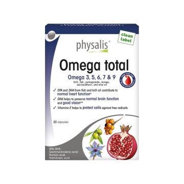 Omega Total Омега 3 Рибено масло х30 капсули Physalis