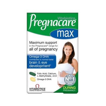 Pregnacare Max + Омега 3 Хранителна добавка за периода на бременността х56 таблетки + 28 капсули VitaBiotics