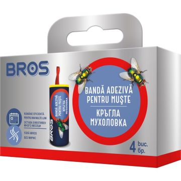 Bros Кръгла мухоловка х4 броя