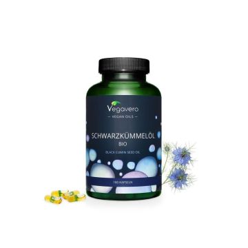 Schwarzkummelol Bio Черен кимион x180 капсули, Vegavero