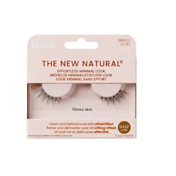Kiss The New Natural Изкуствени мигли Блестяща кожа