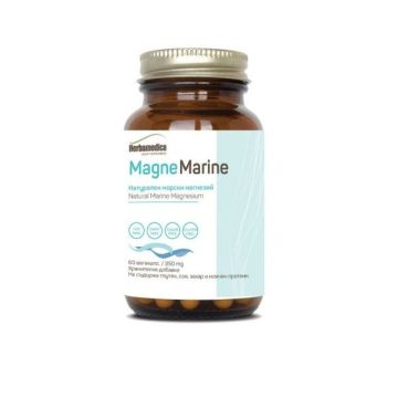 Magne Marine Натурален морски магнезий 350 мг х60 капсули Herbamedica