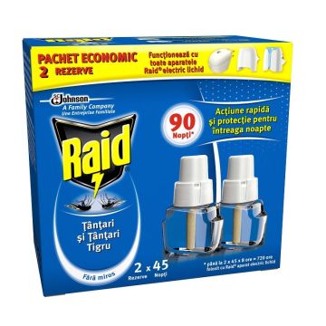 Raid Пълнител за електрически изпарител с течност срещу комари x2 броя