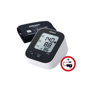 Omron M2 Plus Connect 2025 Комплект автоматичeн апарат за кръвно налягане над лакът + Адаптер