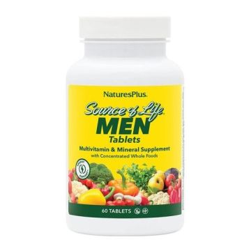 Source of Life Men Витамини за мъже х60 таблетки Natures Plus