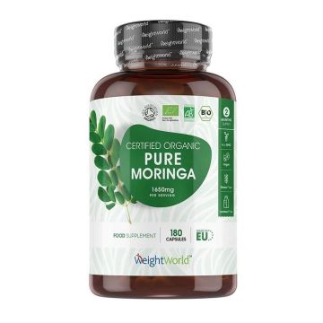 Моринга Антиоксидант, регулира кръвната захар 550 mg х180 капсули Weight World