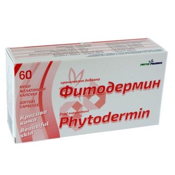 Фитодермин за красива кожа х60 капсули Phyto Pharma