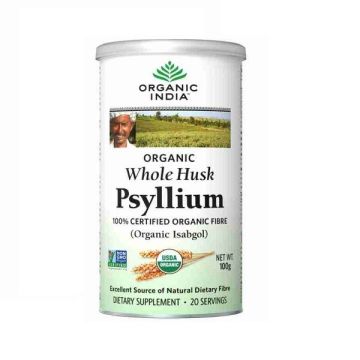 Psyllium Фибри за храносмилателния тракт и отделителната система х100 грама Organic India
