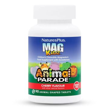 Магнезий за деца с вкус на череша x90 дъвчащи таблетки, Animal Parade