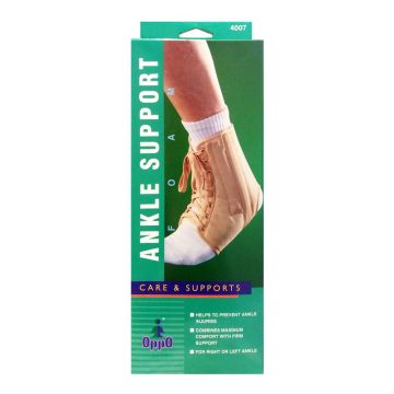 Oppo Care & Supports Ортеза за глезен с шини - регулируемa, размер L х1 брой