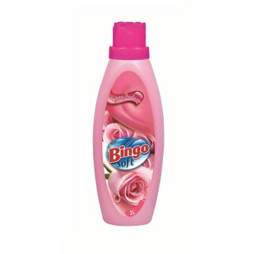 Bingo Soft Pink Sunset Омекотител за дрехи x1 литър