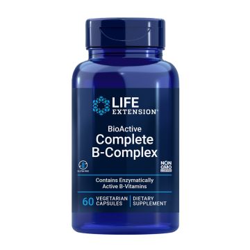 Биоактивен Витамин B комплекс х60 капсули Life Extention