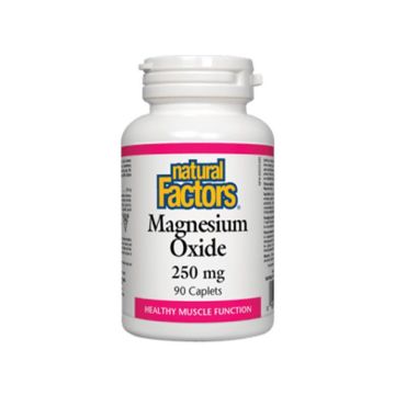 Магнезий (оксид) 250мг х90 капсули Natural Factors