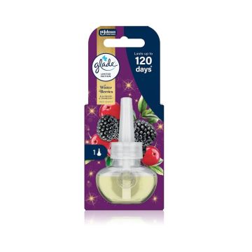 Glade Winter Berries Пълнител за електрически дифузер с аромат на къпина и боровинка х20 мл